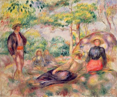 Studio per picnic, c.1893 da Pierre Auguste Renoir